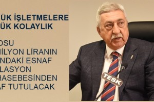 Palandöken: “Karar Esnafımız Adına Olumlu ve Destekliyoruz”